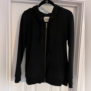 UGG Black Zip Up Sweatshirt